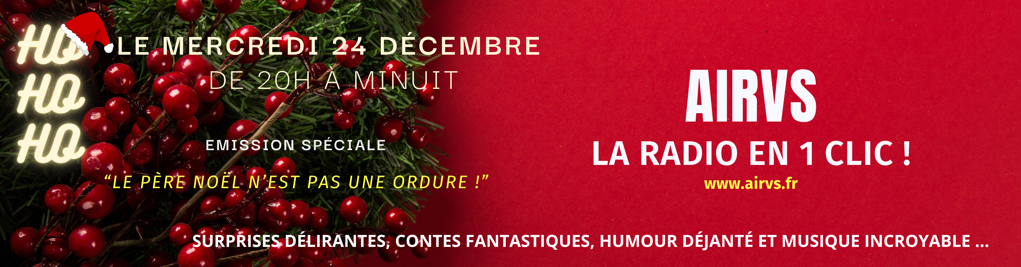 Logo AIRVS - La Radio en 1 CLIC